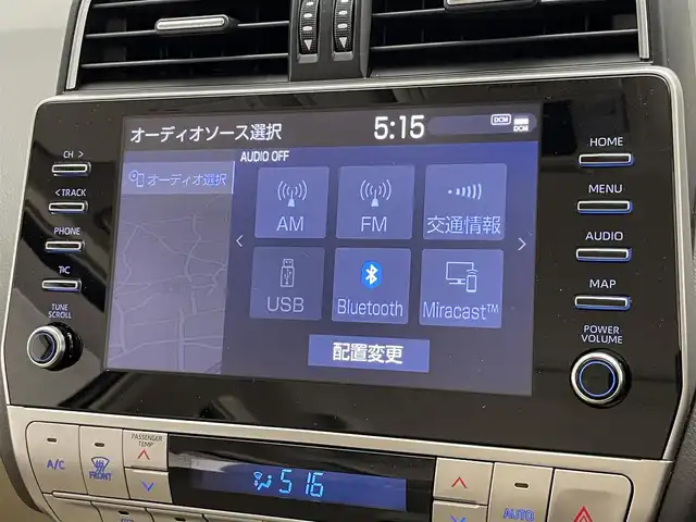 トヨタ ランドクルーザー プラド TX Lパッケージ 愛知県 2022(令4)年 1.8万km アティチュードブラックマイカ メーカー9型ＤＡナビ/ETC2.0/全方位カメラ/ベージュ内装/本革シート/パワーシート/7人乗り/サンルーフ/ルーフレール/19インチアルミホイール/スペアタイヤ/BSM/レーダークルーズコントロール/禁煙車