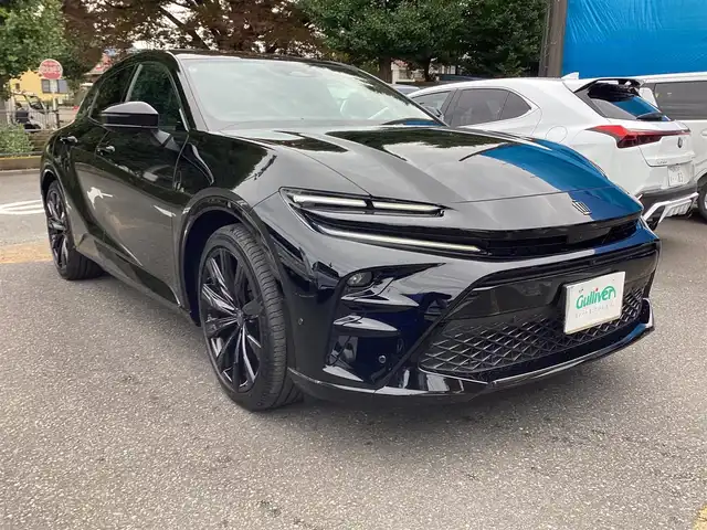 トヨタ クラウン スポーツ Z 神奈川県 2024(令6)年 0.6万km ブラック ワンオーナー/パノラマルーフ/純正12.3インチディスプレイオーディオPlus/フルセグ/BT/AppleCarPlay/AndroidAuto/パノラミックビューモニター/トヨタセーフティセンス/トヨタチームメイト/本革シート/前席シートヒーター&シートベンチレーション/前席パワーシート/運転席シートメモリ/前後ドライブレコーダー/ETC2.0/保証書