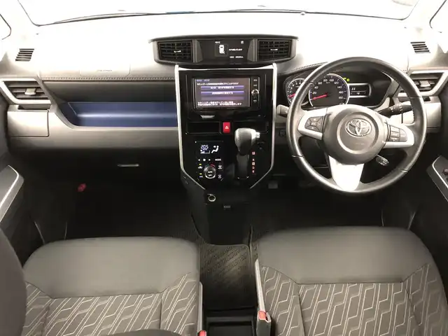 トヨタ ルーミー カスタムG－T 愛知県 2018(平30)年 3.1万km ファインブルーマイカメタリック 純正7インチナビ/　・Bluetooth/　・フルセグTV/　・AM/FM/バックカメラ/ETC/プリクラッシュセーフティー/スマートアシスト/クルーズコントロール/両側パワースライドドア/LEDヘッドライト/ドアバイザー/スマートキー/純正フロアマット/純正15インチAW