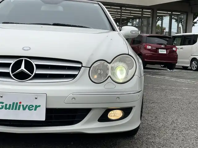 メルセデス・ベンツ ＣＬＫ３５０ カブリオレ 宮城県 2007(平19)年 3.6万km カルサイトホワイト /左ハンドル//電動オープンルーフ//黒革シート//パワーシート/ポジションメモリー//シートヒーター//クルーズコントロール//社外HDDナビ//CD/HDD/FM/AM/BT/フルセグテレビ//バックカメラ//ETC//HID//保証書/取扱説明書//リモコンキー