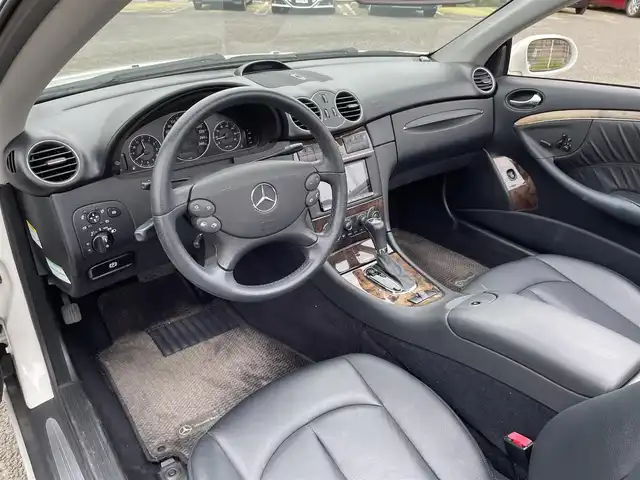 メルセデス・ベンツ ＣＬＫ３５０ カブリオレ 宮城県 2007(平19)年 3.6万km カルサイトホワイト /左ハンドル//電動オープンルーフ//黒革シート//パワーシート/ポジションメモリー//シートヒーター//クルーズコントロール//社外HDDナビ//CD/HDD/FM/AM/BT/フルセグテレビ//バックカメラ//ETC//HID//保証書/取扱説明書//リモコンキー