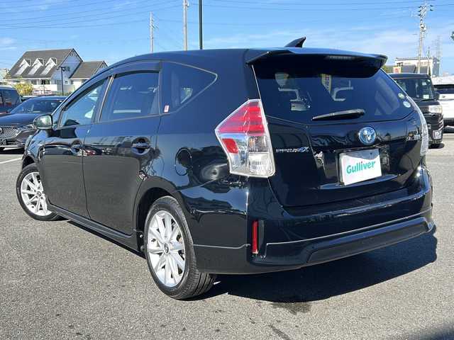 トヨタ プリウス α S ツーリングセレクション 岐阜県 2018(平30)年 6.5万km アティチュードブラックマイカ 登録時走行距離：64407km/ワンオーナー/純正ナビ（NSZT-Y68T）/フルセグテレビ・Bluetooth ・CD・DVD/バックカメラ/レーダークルーズコントロール/ドライブレコーダー/レーンキープアシスト/ビルトインETC/レザーシート/LEDヘッドライト/オートライト/オートマチックハイビーム/プッシュスタート/スマートキー/純正フロアマット/ドアバイザー/保証書/取扱説明書/スペアキー