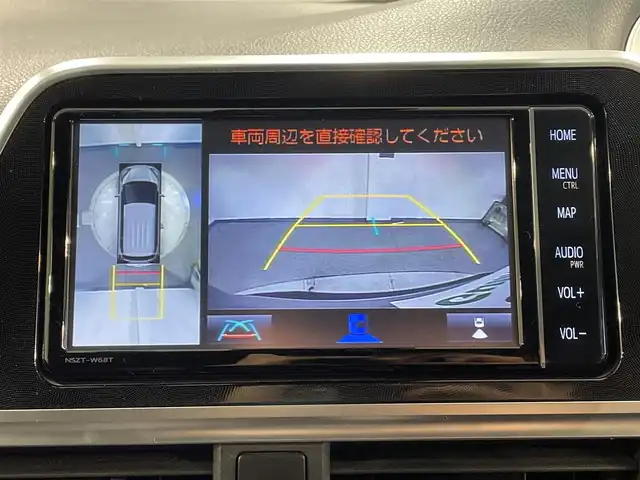 トヨタ シエンタ ハイブリッド G クエロ 愛知県 2018(平30)年 5.2万km シルバーM 純正ナビ（NSZT-W68T)/（AM/FM/CD・DVD再生/フルセグTV/SD/Bluetooth)/パノラミックビューモニター　/トヨタセーフティセンス　/　　-プリクラッシュセーフティ/　　-オートマチックハイビーム/　　-レーンディパーチャーアラート/両側パワースライドドア　/ビルトインＥＴＣ　/ＬＥＤヘッドライト　/LEDフォグランプ/ドライブレコーダー　/クリアランスソナー　/クルーズコントロール/USB端子/ISOFIX/プッシュスタート/　　-スマートキー