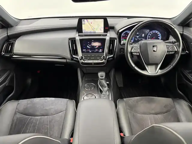 トヨタ クラウン ハイブリッド RS アドバンス 福岡県 2020(令2)年 3.8万km ホワイトパールクリスタルシャイン ムーンルーフ　/純正ナビ／フルセグＴＶ　/バックカメラ　/ＥＴＣ２．０　/レーダークルーズコントロール　/コーナーセンサー　/トヨタセーフティセンス　/衝突軽減ブレーキ　/レーンキープ　/ブラインドスポットモニター　/アクセル踏み間違い防止　/ヘッドアップディスプレイ　/パドルシフト　/シートヒーター　/ステアリングヒーター　/ハーフレザーシート　/シートメモリー付きパワーシート　/LEDヘッドライト　/純正１８インチアルミホイール
