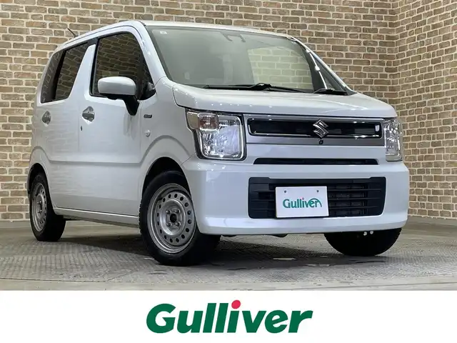 スズキ ワゴンＲ HYBRID FX リミテッド 岩手県 2019(平31)年 4万km ピュアホワイトP ４WD/ヘッドアップディスプレイ/衝突被害軽減ブレーキ/アイドリングストップ/オートライト/オートハイビーム/ヘッドライトレベライザー/シートヒーター/ベンチシート/電動格納ドアミラー/ステアリングスイッチ/BTオーディオ/オートエアコン/純正フロアマット/パワーウィンドウ/パワーステアリング/スマートキー、プッシュスタート