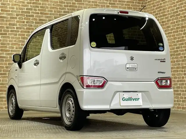 スズキ ワゴンＲ HYBRID FX リミテッド 岩手県 2019(平31)年 4万km ピュアホワイトP ４WD/ヘッドアップディスプレイ/衝突被害軽減ブレーキ/アイドリングストップ/オートライト/オートハイビーム/ヘッドライトレベライザー/シートヒーター/ベンチシート/電動格納ドアミラー/ステアリングスイッチ/BTオーディオ/オートエアコン/純正フロアマット/パワーウィンドウ/パワーステアリング/スマートキー、プッシュスタート