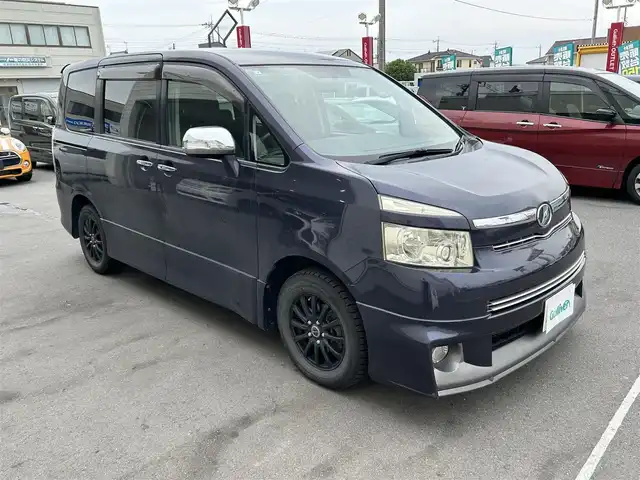 トヨタ ヴォクシー ZS 煌 群馬県 2008(平20)年 12.7万km ダークバイオレットマイカメタリック DVDナビ/フルセグテレビ/バックカメラ/両側パワースライドドア/ETC/取扱説明書あり