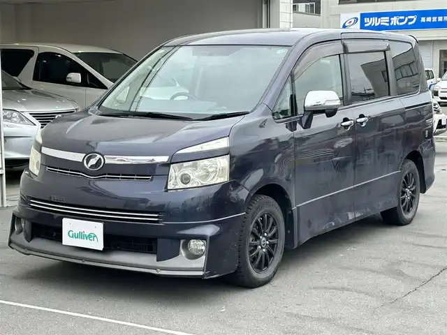 トヨタ ヴォクシー ZS 煌 群馬県 2008(平20)年 12.7万km ダークバイオレットマイカメタリック DVDナビ/フルセグテレビ/バックカメラ/両側パワースライドドア/ETC/取扱説明書あり