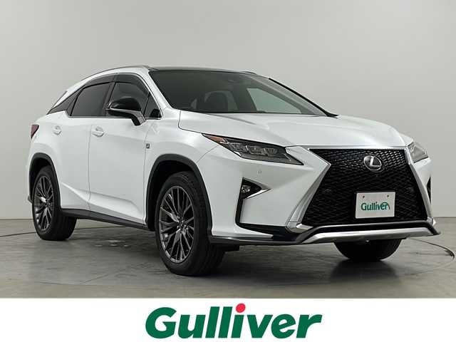 レクサス ＲＸ 200t Fスポーツ 道央・札幌 2016(平28)年 6.1万km ホワイトノーヴァガラスフレーク ・４WD　　ターボ/・Lexus Safety System /・プリクラッシュセーフティ/・レーンキーピングアシスト/・レーダークルーズコントロール/・純正大型ディスプレイナビ/・BD.DVD.CD.USB/・Bluetooth/フルセグ/・バックカメラ/・ムーンルーフ/・パワーバックドア/・D.N関パワーシート/シートヒーター/・レザーシート/エアーシート/・三眼LEDヘッドライト/・オートマチックハイビーム/・パドルシフト/ステアリングヒーター/・前後ドライブレコーダー/・ミラーヒーター/・ビルトインETC/・HUD/・スタッドレスAW付積込/・純正ナビ  フルセグTV/BT/CD/USB/・サンルーフ/・バックカメラ/・前後ドライブレコーダー/・オートハイビーム/・シートヒーター/・パワーバックドア/・レーダークルーズコントロール/・レーンディパーチャーアラート/・三眼LEDヘッドライト/・ETC2.0/・アイドリングストップ/・HUD/・パドルシフト/・ハンドルヒーター/・冬タイヤAW積込