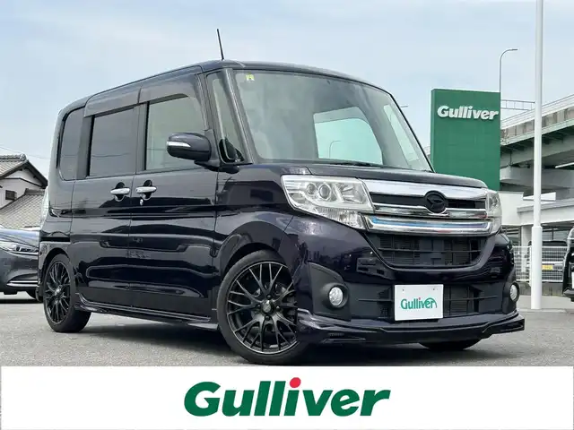 ダイハツ タント カスタム RS 愛知県 2014(平26)年 4.2万km ナイトシャドーパープルクリスタルM 純正ＳＤナビ/バックカメラ/ＤＴＶ/ＢＴ/ＣＤ/ＤＶＤ/ＵＳＢ接続/純正フロアマット/純正サイドバイザー/ローダウン車/社外１６インチＡＷ/社外マフラー/社外シートカバー/リアワイパー欠品/地図ＳＤ欠品