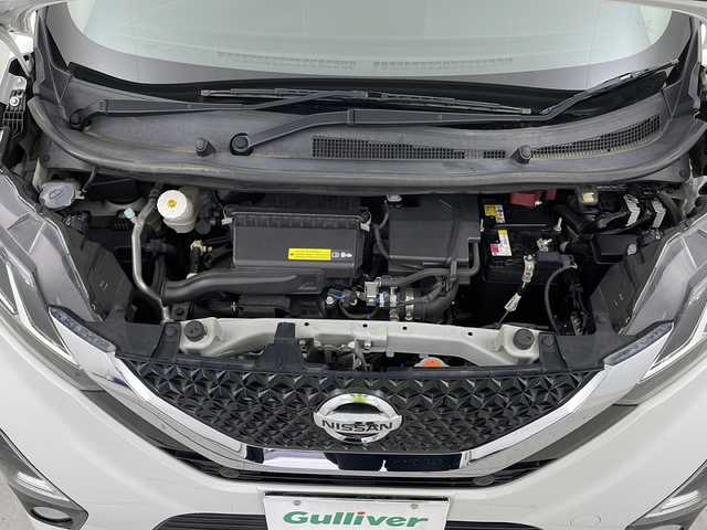 日産 デイズ ハイウェイスターX 宮城県 2019(平31)年 6.6万km ホワイトパール エマージェンシーブレーキ/車線逸脱警報システム/バックカメラ/純正9型ナビ　地図ＳＤ無/・BT.CD.DVD.USB.AUX/フルセグTV/ドライブレコーダー（F）/ETC/ステアリングスイッチ/LEDヘッドライト/フォグランプ/横滑り防止装置/アイドリングストップ/プッシュスタート/スマートキー×2/純正14inAW/純正フロアマット