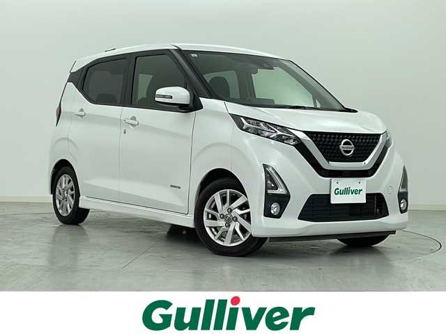 日産 デイズ ハイウェイスターX 宮城県 2019(平31)年 6.6万km ホワイトパール エマージェンシーブレーキ/車線逸脱警報システム/バックカメラ/純正9型ナビ　地図ＳＤ無/・BT.CD.DVD.USB.AUX/フルセグTV/ドライブレコーダー（F）/ETC/ステアリングスイッチ/LEDヘッドライト/フォグランプ/横滑り防止装置/アイドリングストップ/プッシュスタート/スマートキー×2/純正14inAW/純正フロアマット