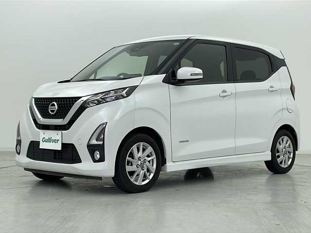 日産 デイズ ハイウェイスターX 宮城県 2019(平31)年 6.6万km ホワイトパール エマージェンシーブレーキ/車線逸脱警報システム/バックカメラ/純正9型ナビ　地図ＳＤ無/・BT.CD.DVD.USB.AUX/フルセグTV/ドライブレコーダー（F）/ETC/ステアリングスイッチ/LEDヘッドライト/フォグランプ/横滑り防止装置/アイドリングストップ/プッシュスタート/スマートキー×2/純正14inAW/純正フロアマット