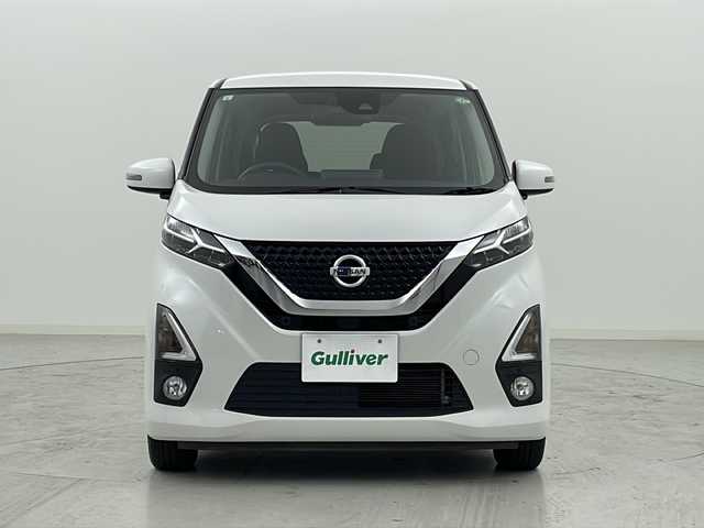 日産 デイズ ハイウェイスターX 宮城県 2019(平31)年 6.6万km ホワイトパール エマージェンシーブレーキ/車線逸脱警報システム/バックカメラ/純正9型ナビ　地図ＳＤ無/・BT.CD.DVD.USB.AUX/フルセグTV/ドライブレコーダー（F）/ETC/ステアリングスイッチ/LEDヘッドライト/フォグランプ/横滑り防止装置/アイドリングストップ/プッシュスタート/スマートキー×2/純正14inAW/純正フロアマット