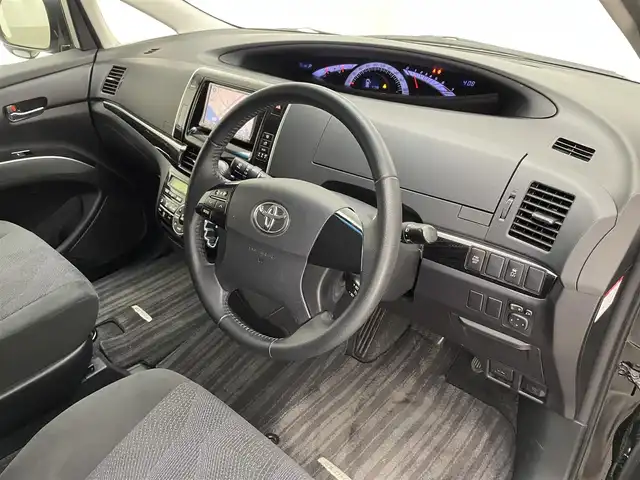 トヨタ エスティマ アエラス サイドリフトアップ 兵庫県 2015(平27)年 4.2万km ブラック 社外HDDナビ(Bluetooth/CD/DVD/フルセグTV)/両側パワースライドドア/オットマン/オートライト/純正アルミホイール/純正フロアマット/クルーズコントロール/バックカメラ/HIDヘッドライト/プッシュスタート