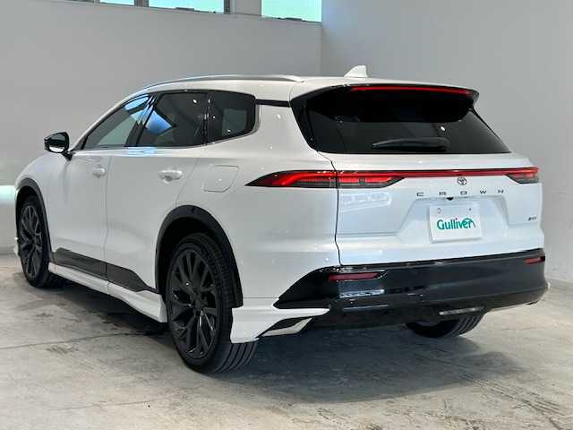 トヨタ クラウン エステート Z 宮城県 2025(令7)年 0.1万km未満 プレシャスホワイトパール 4WD/寒冷地仕様/モデリスタエアロセット/ガラスルーフ/デジタルインナーミラー/純正ナビ/アラウンドビューモニター/バックカメラ/フルセグTV/Bluetooth/トヨタセーフティセンス/・プリクラッシュセーフティー/・レーントレーシングアシスト/・レーンディパーチャーアラート/・レーダークルーズコントロール/・アダプティブハイビームシステム/・ロードサインアシスト/ヘッドアップディスプレイ/クリアランスソナー/周辺車両接近時サポート/プロアクティブドライビングアシスト/ブラインドスポットモニター/置くだけ充電/電動リアゲート/ハンドルヒーター/本革レザーシート/エアーシート/シートヒーター/パワーシート/純正アルミホイール/純正フロアマットロイヤルタイプ/純正ビルトインETC2.0/純正ドライブレコーダー/LEDヘッドライト/オートライト/フォグランプ