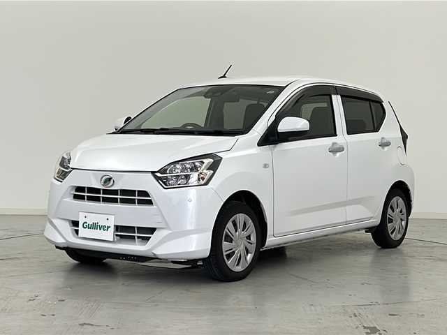 ダイハツ ミラ イース X SAⅢ 宮城県 2022(令4)年 3.3万km シャイニングホワイトパール 禁煙車/スマートアシストIII/・衝突軽減ブレーキ/・レーンキープアシスト/・オートハイビーム/・前後コーナーセンサー/純正SDナビ/・CD.DVD.SD.BT.USB/フルセグTV/バックモニター/LEDヘッドライト/ETC/純正ドライブレコーダー（F）/リモコンキー/アイドリングストップ/横滑り防止装置/純正フロアマット