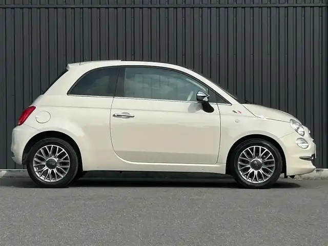 フィアット ５００ プーラ 福島県 2018(平30)年 4.3万km グリジオ・プラティノ 特別・限定車/サンルーフ/白半革シート/純正ディスプレイオーディオ(BT/AUX/USB)/純正15AW/ETC/アイドリングストップ/純正フロアマット/取扱説明書/スペアキー