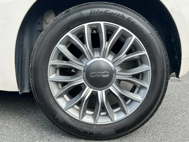 フィアット ５００ プーラ 福島県 2018(平30)年 4.3万km グリジオ・プラティノ 特別・限定車/サンルーフ/白半革シート/純正ディスプレイオーディオ(BT/AUX/USB)/純正15AW/ETC/アイドリングストップ/純正フロアマット/取扱説明書/スペアキー