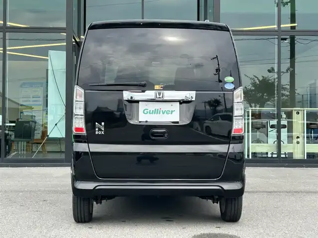 ホンダ Ｎ ＢＯＸ G Lパッケージ 愛媛県 2014(平26)年 4.3万km スマートブラック 純正7型ナビ(AM/FM/CD/DVD/BT/ワンセグTV)/バックカメラ/両側電動スライド/前後ドライブレコーダー/プッシュスタート/ETC/純正フロアマット/ステアリングリモコン/ヘッドライトレベライザー/電格ミラー/シガーソケット/ECON/現状サマー(純正AW)(155/65/R14)/DUNLOP ENASAVE EC204