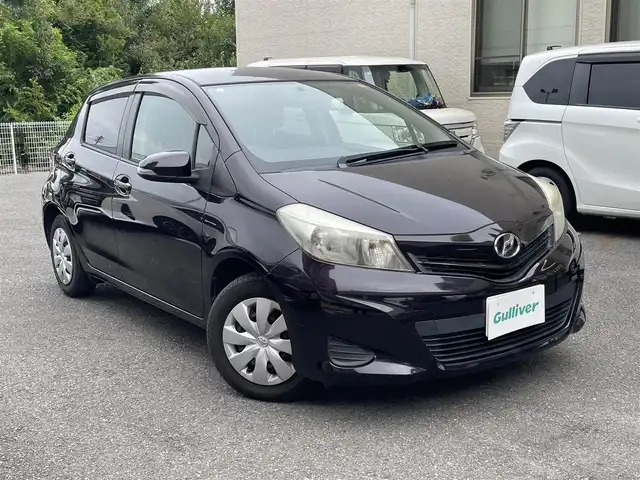 トヨタ ヴィッツ F シエル 静岡県 2013(平25)年 9.6万km ボルドーマイカメタリック ワンオーナー/社外HDDナビ/フルセグTV/DVD/CD/SD/MSV/BT/バックカメラ/スマートキー/ETC/保証書/取扱説明書/H28/30/R2/4/5点検記録簿有