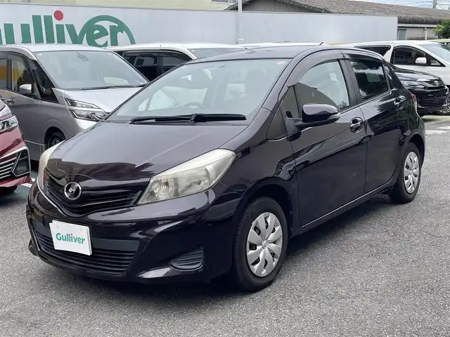 トヨタ ヴィッツ F シエル 静岡県 2013(平25)年 9.6万km ボルドーマイカメタリック ワンオーナー/社外HDDナビ/フルセグTV/DVD/CD/SD/MSV/BT/バックカメラ/スマートキー/ETC/保証書/取扱説明書/H28/30/R2/4/5点検記録簿有