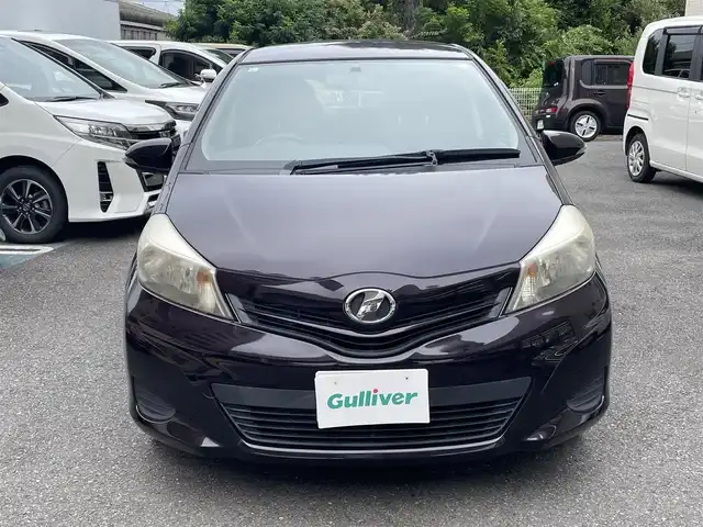 トヨタ ヴィッツ F シエル 静岡県 2013(平25)年 9.6万km ボルドーマイカメタリック ワンオーナー/社外HDDナビ/フルセグTV/DVD/CD/SD/MSV/BT/バックカメラ/スマートキー/ETC/保証書/取扱説明書/H28/30/R2/4/5点検記録簿有