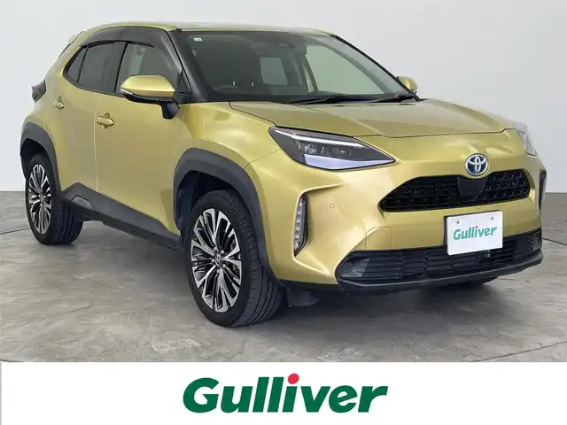 トヨタ ヤリスクロス ハイブリッド Z 大分県 2020(令2)年 4.3万km ブラスゴールドメタリック ワンオーナー/TOYOTAセーフティセンス/・プリクラッシュセーフティ/・レーントレーシングアシスト/・レーダークルーズコントロール/・オートマチックハイビーム/純正ディスプレイオーディオ/・ナビ機能有り、USB、BT対応、AM/FM/・AppleCarPlay、AndroidAuto/ステアリングスイッチ/バックカメラ/ビルトインETC/前後ドライブレコーダー　型式：ZDR016/ハーフレザーシート/・運転席パワーシート/前席シートヒーター/横滑り防止装置/電動格納ミラー/オートライト/LEDヘッドライト/純正18インチアルミホイール/コーナーセンサー/保証書、取説、スペアキー有り