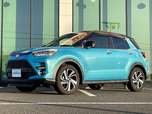 トヨタ ライズ Z 福岡県 2020(令2)年 4.3万km ブラックマイカメタリック/ターコイズブルーマイカメタリック ・純正９型ナビ、フルセグ、DＶＤ再生/・全方位カメラ/・純正ドライブレコーダー「ナビ連動」/・純正１７インチアルミホイル/・純正ビルトインＥＴＣ/・レーダークルーズコントロール/・純正LEDライト/・純正フォグライト/・オートライト/・シートヒーター/・スマートキー/・スペアキー/・保証書、取扱説明書