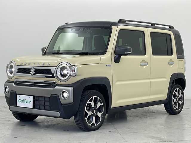スズキ ハスラー Jスタイル 宮城県 2021(令3)年 3.1万km シフォンアイボリーメタリック/ガンメタリック2トーン 禁煙車/スズキセーフティサポート/・デュアルカメラブレーキサポート/・車線逸脱警報システム/・オートハイビームアシスト/社外7型ナビ/・CD.DVD.BT.SD/フルセグTV/ドライブレコーダー/LEDヘッドライト/LEDフォグライト/前席シートヒーター/革巻きステアリング/ステアリングスイッチ/ETC/社外フロアマット/純正15インチアルミホイール/プッシュスタート/スマートキー/横滑り防止装置