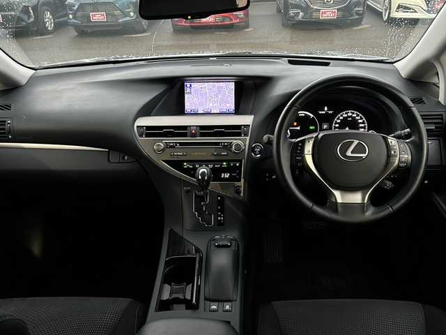 レクサス ＲＸ 450h 秋田県 2012(平24)年 7.4万km スターライトブラックガラスフレーク 純正メモリナビ/純正CD、DVD、BT、TV/バックカメラ/コーナーセンサー/純正19インチAW/ETC/４WD