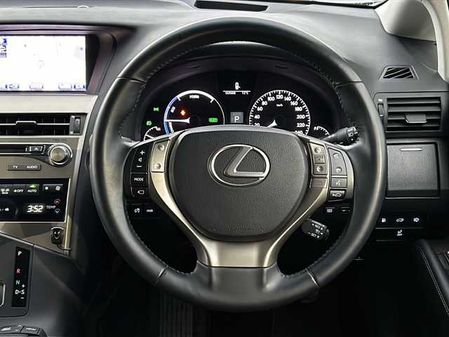 レクサス ＲＸ 450h 秋田県 2012(平24)年 7.4万km スターライトブラックガラスフレーク 純正メモリナビ/純正CD、DVD、BT、TV/バックカメラ/コーナーセンサー/純正19インチAW/ETC/４WD