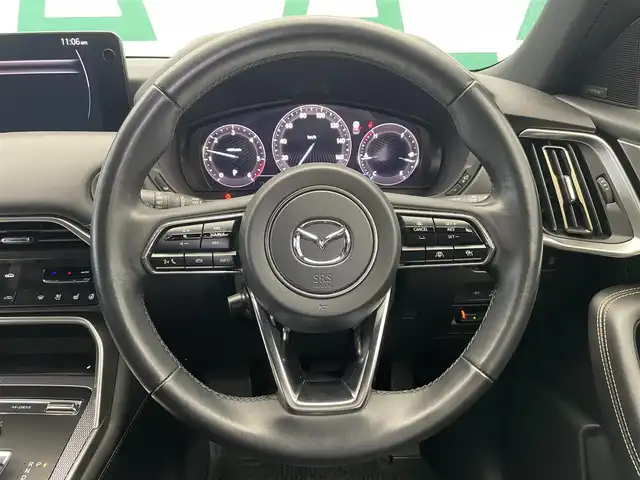 マツダ ＣＸ－６０ XD エクスクルーシブモード 鹿児島県 2023(令5)年 1万km ロジウムホワイトプレミアムメタリック 禁煙車　/マツダコネクトナビ/(フルセグTV/Bluetooth/AppleCarPlay/androidAuto)/アラウンドビューモニター/BOSEサウンド/全席シートヒーター/前席ベンチレーション/前席パワーシート/ステアリングヒーター/パノラマサンルーフ/前後ドライブレコーダー/オートマチックハイビーム/置くだけ充電/ETC/電動パーキングブレーキ/純正アルミホイール　/LEDヘッドライト