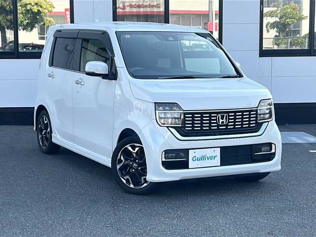 ホンダ Ｎ ＷＧＮ カスタム Lターボ ホンダS 山口県 2019(令1)年 6.1万km プラチナホワイトパール 純正8インチナビ（VXU-195NBi）/フルセグテレビ/Bluetooth/CD/DVD/バックカメラ/ホンダセンシング/クルーズコントロール/パドルシフト/レーンキープアシスト/コーナーセンサー/ETC/純正LEDヘッドライト/純正15インチAW