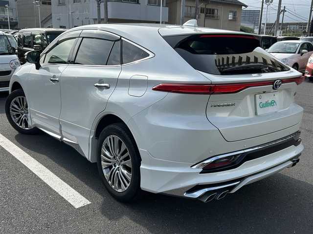 トヨタ ハリアー ハイブリッド Z 島根県 2020(令2)年 5.3万km ホワイトパールクリスタルシャイン ワンオーナー/純正１２．３型メモリナビ/(フルセグ/Ｂｌｕｅｔｏｏｔｈ/USB入力端子)/JBLサウンドシステム/モデリスタエアロ/全方位/バックカメラ　/アダプティブクルーズコントロール　/前後ドライブレコーダー（デジタルインナーミラー）　/ビルトインＥＴＣ２．０　/パワーバックドア/運転席パワーシート/オートライト／ハイビーム　/衝突軽減ブレーキ/レーンキープアシスト/前後コーナーセンサー/オートブレーキホールド/スマートキー/プッシュスタート/純正LEDヘッドライト/純正１９インチアルミホイール/保証書・取扱説明書/スペアキー×１