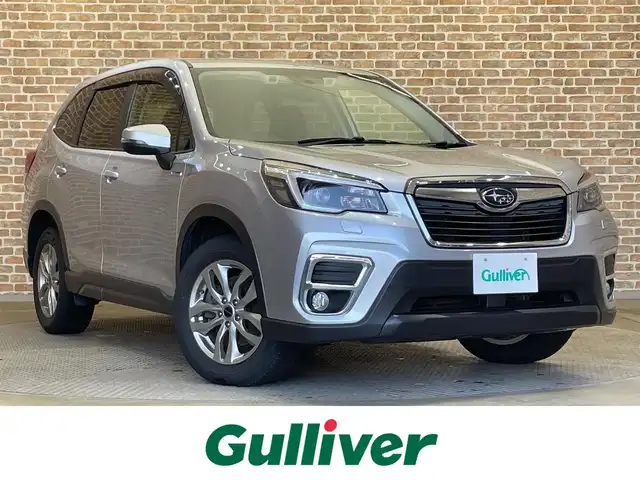 スバル フォレスター ハイブリッド ツーリング 岩手県 2021(令3)年 10.7万km アイスシルバーメタリック ４WD/アイサイトツーリングアシスト/全車速追従機能付きクルーズコントロール/アクティブレーンキープ/プリクラッシュブレーキ/AT誤発進抑制制御/先行車発進告知機能/コーナーセンサー/後退時ブレーキサポート/X-MODE/ヒルディセントコントロール/SI-DRIVE/ステアリング連動ヘッドランプ/オートビークルホールド/横滑り防止装置/パドルシフト/前席シートヒーター/社外ナビ/バック・サイドモニター/ETC/LEDヘッドランプ/フロント・リヤフォグランプ/社外17インチアルミホイール