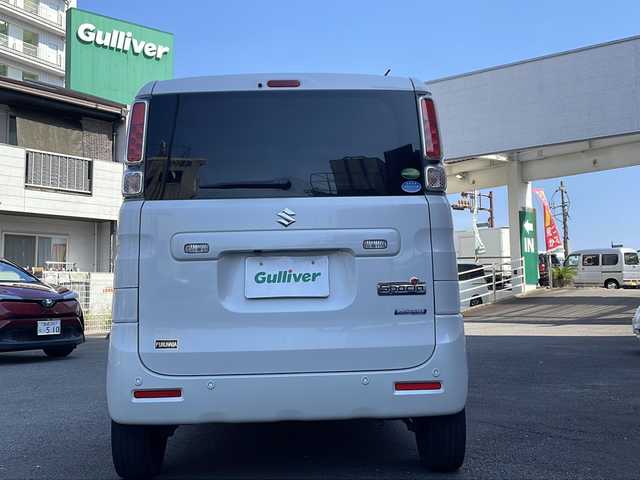 スズキ スペーシア HYBRID X 宮崎県 2021(令3)年 3.4万km ピュアホワイトP 社外ナビ ETC Bluetooth ワンセグTV バックカメラ USB入力端子 ナビ内蔵型ドライブレコーダー 両側パワースライドドア アイドリングストップ エンジンスタート オートライト 取扱説明書 保証書