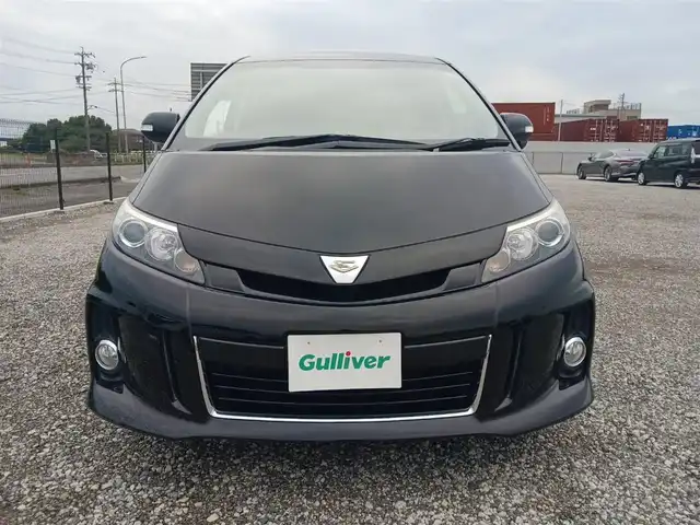 トヨタ エスティマ アエラス プレミアムエディション 福岡県 2014(平26)年 7.4万km ブラック カロッツェリアナビ/フルセグTV/両側パワースライドドア/バックモニター/ビルトインETC/ドライブレコーダー/パイオニア10型フリップダウンモニター/クルーズコントロール/HIDヘッドランプ/オートライト/オートエアコン/リアクーラー/革巻きステアリング/ステアリングスイッチ/ハーフレザーシート/運転席パワーシート/純正18インチアルミホイール/スマートキー/プッシュエンジンスタート/禁煙車