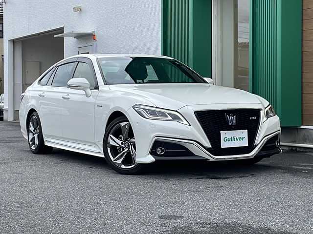 トヨタ クラウン ハイブリッド RS アドバンス 岐阜県 2018(平30)年 3.9万km ホワイトパールクリスタルシャイン 禁煙車/純正ナビ/プリクラッシュセーフティ/パノラマビューモニター/サンルーフ/レーダークルーズコントロール/LKA/BSM/クリアランスソナー/パーキングアシスト/オートライト/オートハイビーム/LEDヘッドライト/フォグライト/電子パーキングブレーキ/スマートキー/プッシュスタート/純正ドライブレコーダー/パドルシフト/デジタルインナーミラー/スペアキー
