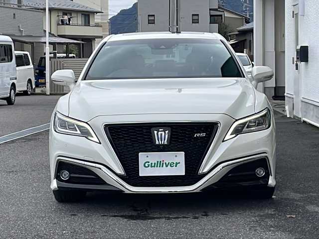 トヨタ クラウン ハイブリッド RS アドバンス 岐阜県 2018(平30)年 3.9万km ホワイトパールクリスタルシャイン 禁煙車/純正ナビ/プリクラッシュセーフティ/パノラマビューモニター/サンルーフ/レーダークルーズコントロール/LKA/BSM/クリアランスソナー/パーキングアシスト/オートライト/オートハイビーム/LEDヘッドライト/フォグライト/電子パーキングブレーキ/スマートキー/プッシュスタート/純正ドライブレコーダー/パドルシフト/デジタルインナーミラー/スペアキー