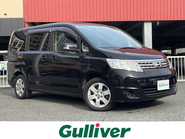 日産 セレナ 20S 神奈川県 2008(平20)年 12.8万km スーパーブラック ワンオーナー/純正HDDナビ/・ラジオ/CD/DVD/BT/AUX/バックカメラ/片側パワースライドドア/ETC/純正16インチAW/ウォークスルー/オートライト/純正ハロゲンヘッドライト/インテリジェントキー×2/ドアバイザー/純正フロアマット/取扱説明書/新車時保証書