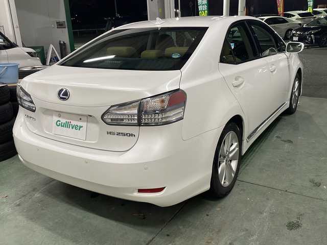 レクサス ＨＳ 250h バージョンI 京都府 2010(平22)年 13.4万km ホワイトパールクリスタルシャイン 〇スマートキー/〇純正ナビ/〇スマートキー/〇スペアキー/〇ETC/〇シートヒーター/〇レザーシート/〇フルセグ