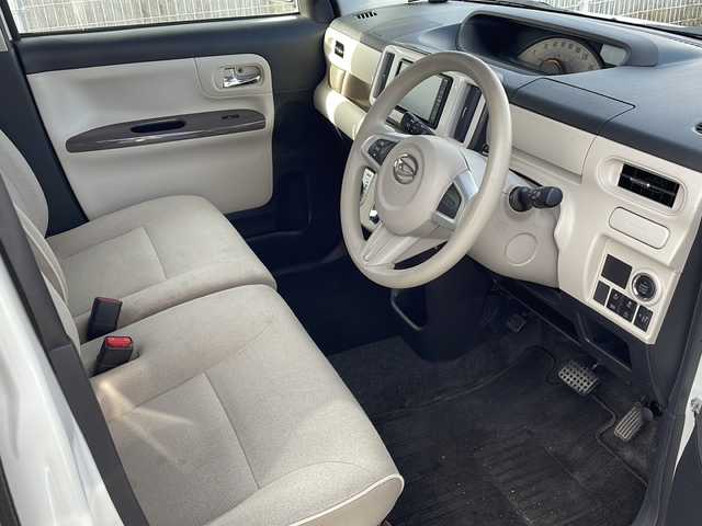 ダイハツ ムーヴ キャンバス X メイクアップ SA Ⅲ 福島県 2018(平30)年 4.5万km パールホワイトⅢ/ナチュラルベージュマイカメタリック 2トーン ワンオナ　スマアシIII　純正ナビ　ＢＴ　バックＣ　フルセグ　両側スライド　ハロゲンヘッドライト　フォグランプ　オートライト　オートハイビーム　ステリモ　電格ミラー　衝突軽減　スマートキー　ドアバイザー