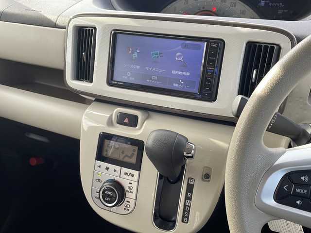 ダイハツ ムーヴ キャンバス X メイクアップ SA Ⅲ 福島県 2018(平30)年 4.5万km パールホワイトⅢ/ナチュラルベージュマイカメタリック 2トーン ワンオナ　スマアシIII　純正ナビ　ＢＴ　バックＣ　フルセグ　両側スライド　ハロゲンヘッドライト　フォグランプ　オートライト　オートハイビーム　ステリモ　電格ミラー　衝突軽減　スマートキー　ドアバイザー