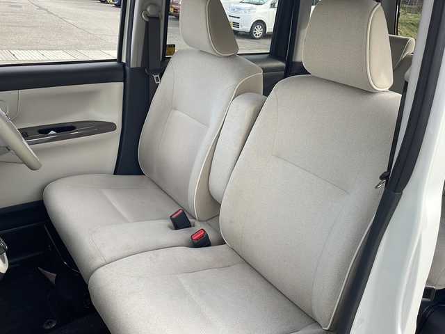 ダイハツ ムーヴ キャンバス X メイクアップ SA Ⅲ 福島県 2018(平30)年 4.5万km パールホワイトⅢ/ナチュラルベージュマイカメタリック 2トーン ワンオナ　スマアシIII　純正ナビ　ＢＴ　バックＣ　フルセグ　両側スライド　ハロゲンヘッドライト　フォグランプ　オートライト　オートハイビーム　ステリモ　電格ミラー　衝突軽減　スマートキー　ドアバイザー