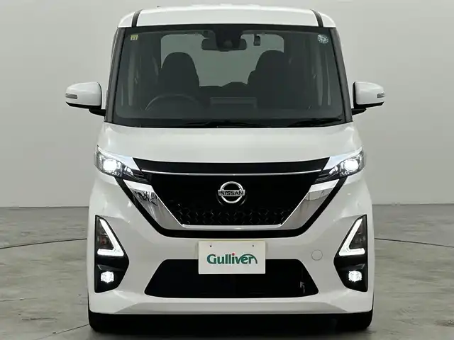 日産 ルークス HWS Gターボ プロパイロットED 福岡県 2020(令2)年 5万km ホワイトパール 純正９型ナビ（ＢＴ，フルセグＴＶ）　/全方位カメラ　/ＥＴＣ　/ナビ連動前方ドライブレコーダー　/ＡＣＣ　/プロパイロット　/コーナーセンサー　/エマージェンシーブレーキ　/レーンキープ　/両側電動スライドドア　/ＬＥＤ