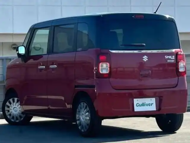 スズキ ワゴンＲ スマイル HYBRID X 静岡県 2021(令3)年 2万km フェニックスレッドパール/ブルーイッシュブラックパール デュアルカメラブレーキサポート/純正９型ナビ/フルセグＴＶ/ＤＶＤ再生/全周囲カメラ/ＥＴＣ２．０/両側電動スライドドア/エンジンスターター/クルコン/純正フロアマット/ＬＥＤヘッド/フォグライト