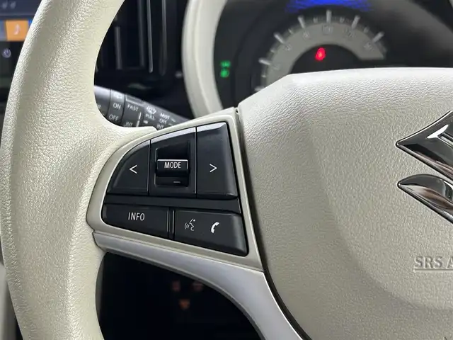 スズキ ワゴンＲ スマイル HYBRID X 熊本県 2021(令3)年 2万km フェニックスレッドパール/ブルーイッシュブラックパール 純正９インチナビ（CD・DVD・フルセグ・BT・ApplCarPlay・AndroidAuto・USB）/全周囲カメラ/ビルトインETC/両側パワースライドドア/スズキセーフティサポート/・デュアルセンサーブレーキサポート/・発進お知らせ機能/・標識認識機能/・車線維持機能/・車線逸脱抑制機能/・ふらつき警報機能/・前後誤発進抑制機能/・ハイビームアシスト/・低速時ブレーキサポート/横滑り防止/アイドリングストップ/運転席シートヒーター/純正フロアマット/オートライト/LEDヘッドライト/電動格納ミラー/スマートキー/プッシュスタート/スペアキー1本/保証書/取扱説明書