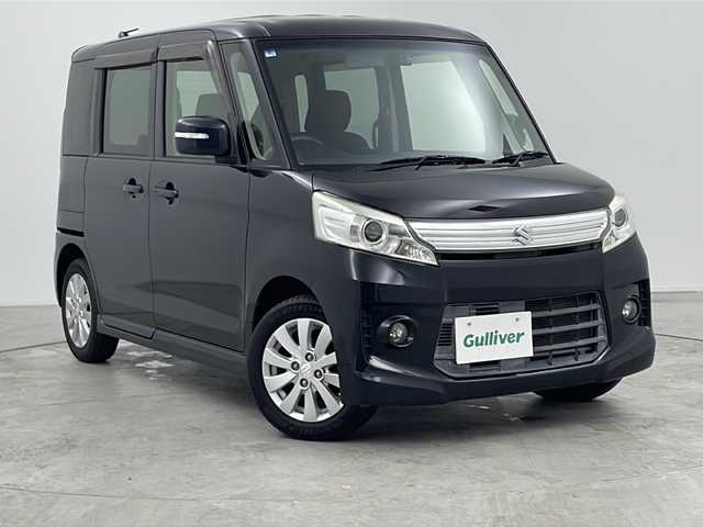 スズキ スペーシア カスタム XS 三重県 2016(平28)年 6万km ブルーイッシュブラックパール3 禁煙車/ナビ/バックカメラ/片側パワースライドドア/社外前方ドライブレコーダー/ＬＥＤ/フォグランプ/アイドリングストップ/ベンチシート/ＤＶＤ再生/Ｂｌｕｅｔｏｏｔｈ/純正１４インチＡＷ/ＡＢＳ