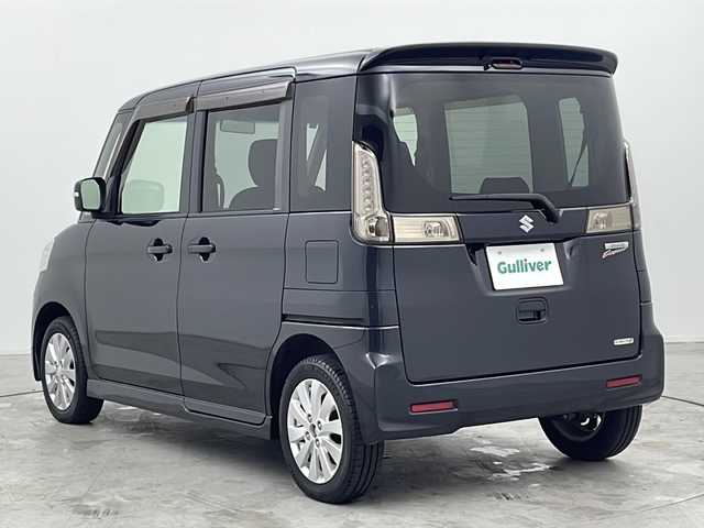 スズキ スペーシア カスタム XS 三重県 2016(平28)年 6万km ブルーイッシュブラックパール3 禁煙車/ナビ/バックカメラ/片側パワースライドドア/社外前方ドライブレコーダー/ＬＥＤ/フォグランプ/アイドリングストップ/ベンチシート/ＤＶＤ再生/Ｂｌｕｅｔｏｏｔｈ/純正１４インチＡＷ/ＡＢＳ